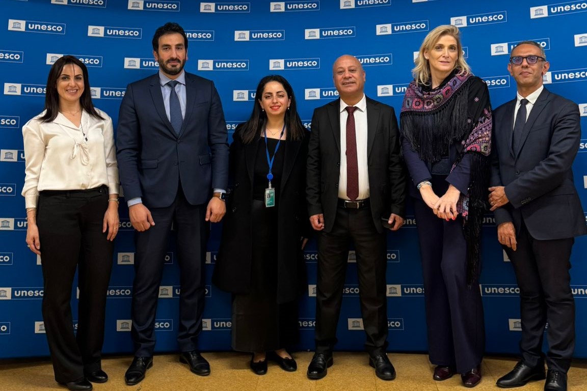 وفد دولة فلسطين المشارك في أعمال الجلسة 